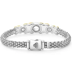 18K Gold XO Diamond Bracelet | 6mm