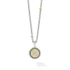 K Initial Diamond Charm Necklace