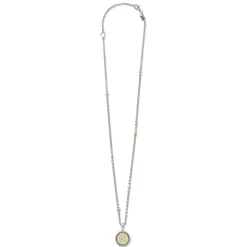 K Initial Diamond Charm Necklace