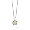 L Initial Diamond Charm Necklace