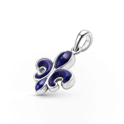 Lapis Fleur De Lis Amulet