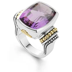 Large Amethyst Statement Ring