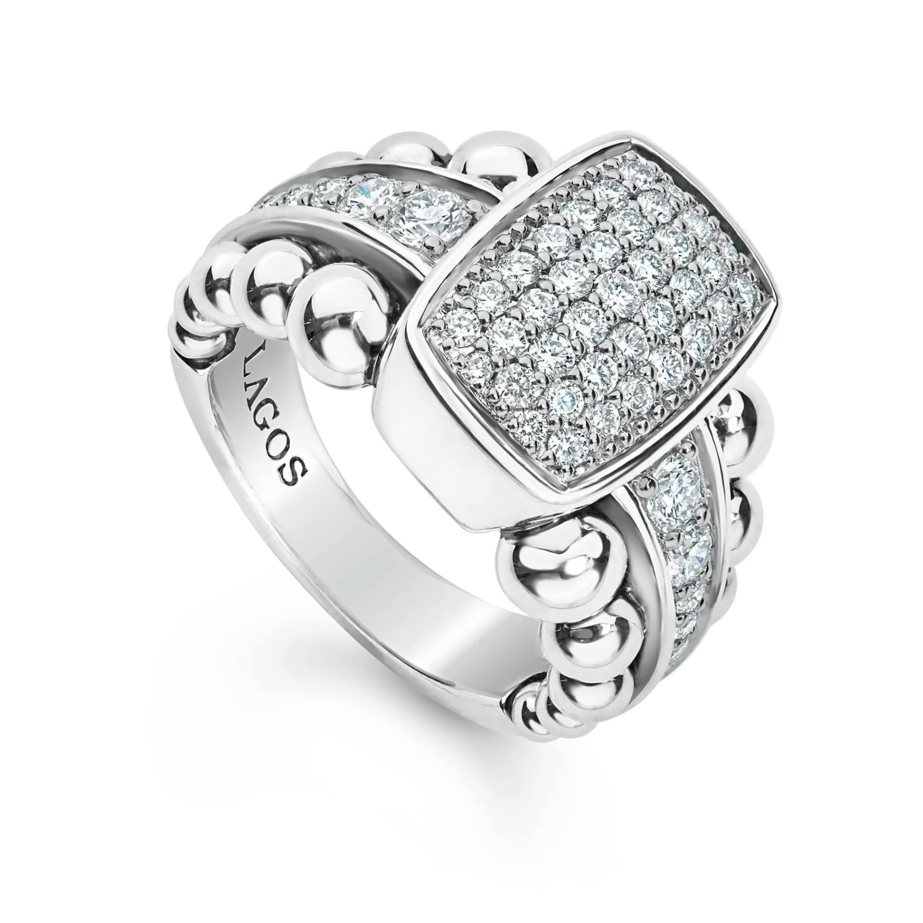 Large Diamond Statement Ring