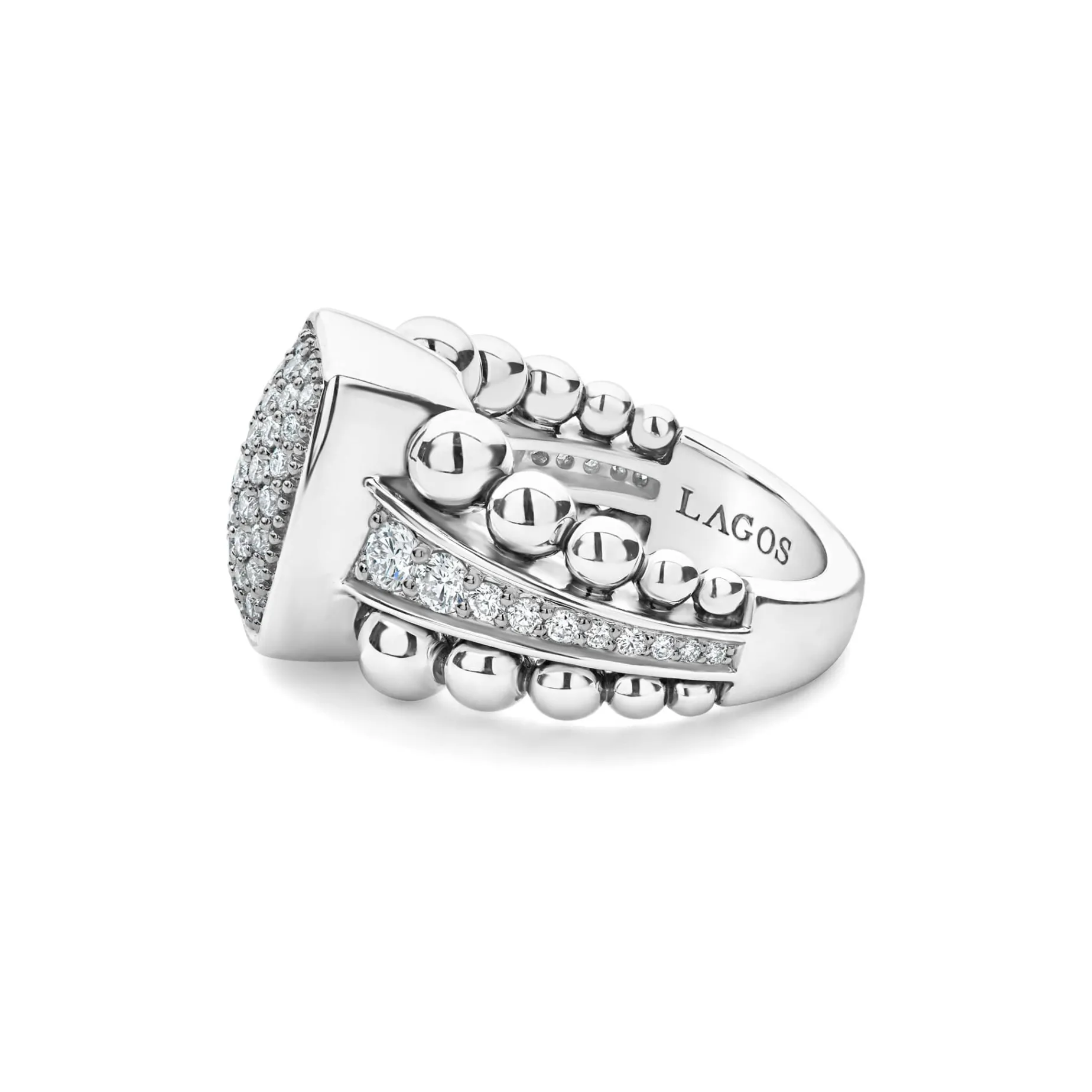Large Diamond Statement Ring