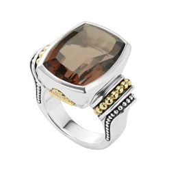 Large Smokey Quartz Statement Ring