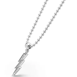 Lightning Bolt Diamond Pendant Necklace