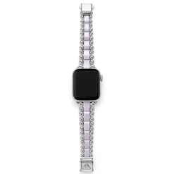Lilac Ceramic and Stainless Steel Watch Bracelet-38-45mm