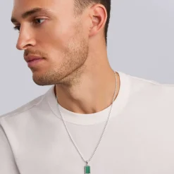 Malachite Tag Amulet