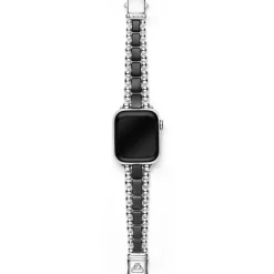 Matte Black Ceramic and Stainless Steel Watch Bracelet-38-45mm