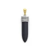 Matte Black Ceramic Blade Amulet