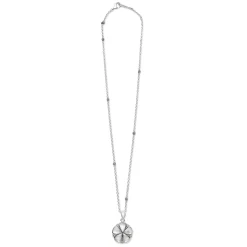 Mother of Pearl Flower Pendant Necklace