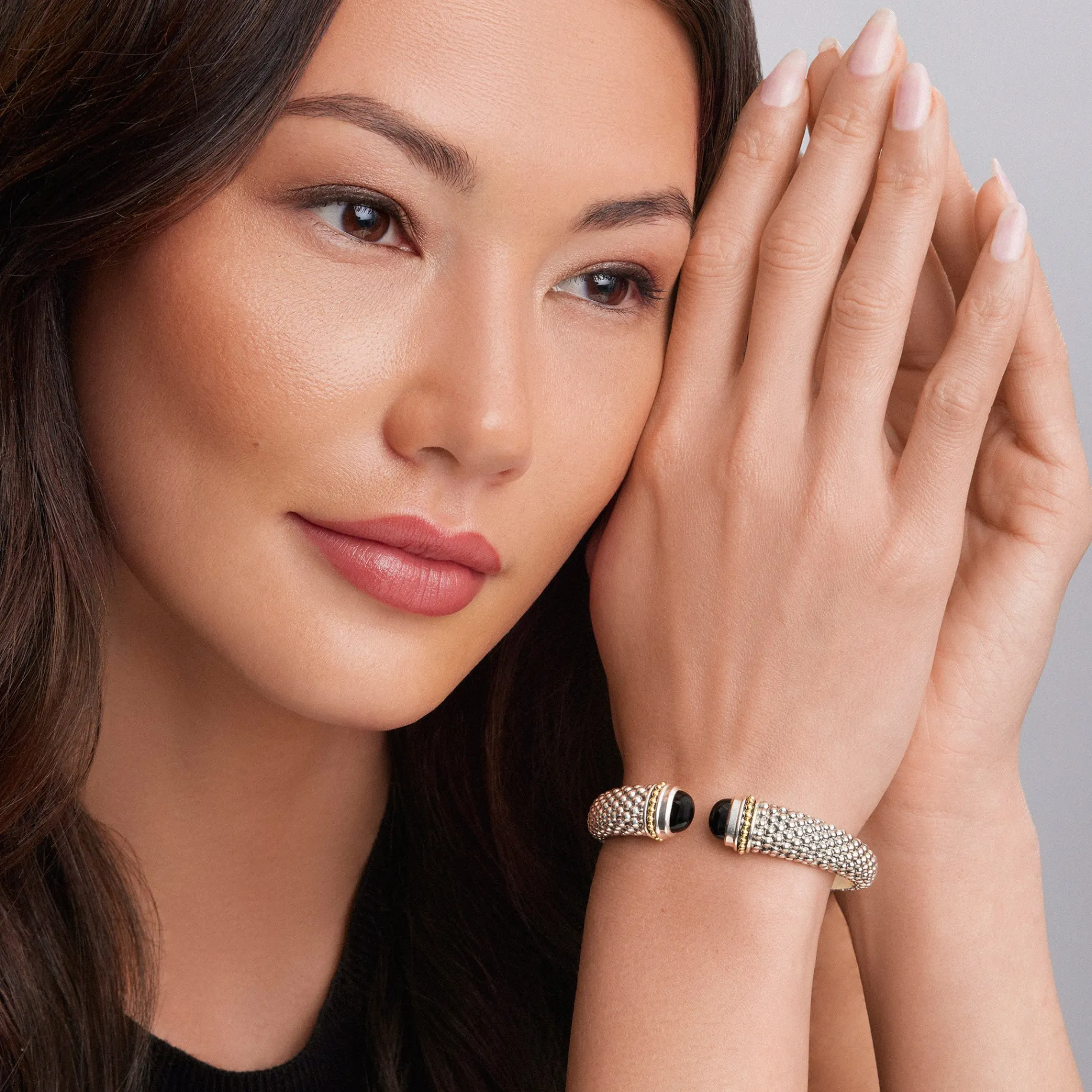Onyx Cuff Bracelet | 12mm