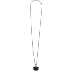 Onyx Heart Necklace