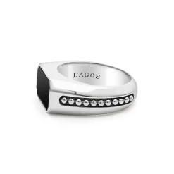 Onyx Octagon Ring