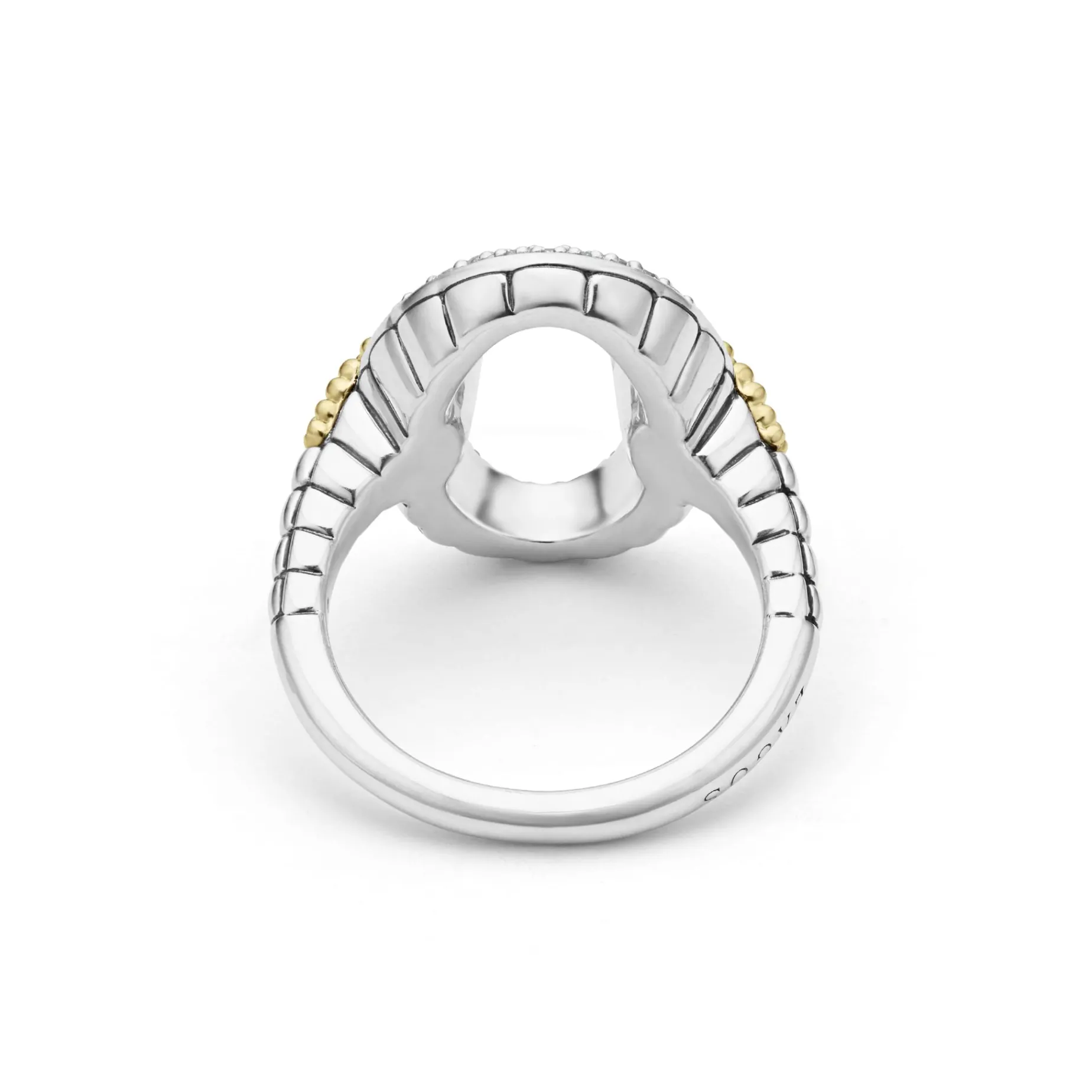 Open Oval Diamond Ring