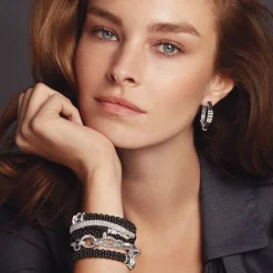 Oval Fluted Link Bracelet