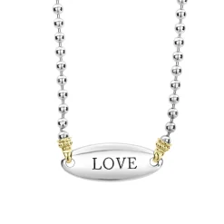 Oval Plate Necklace