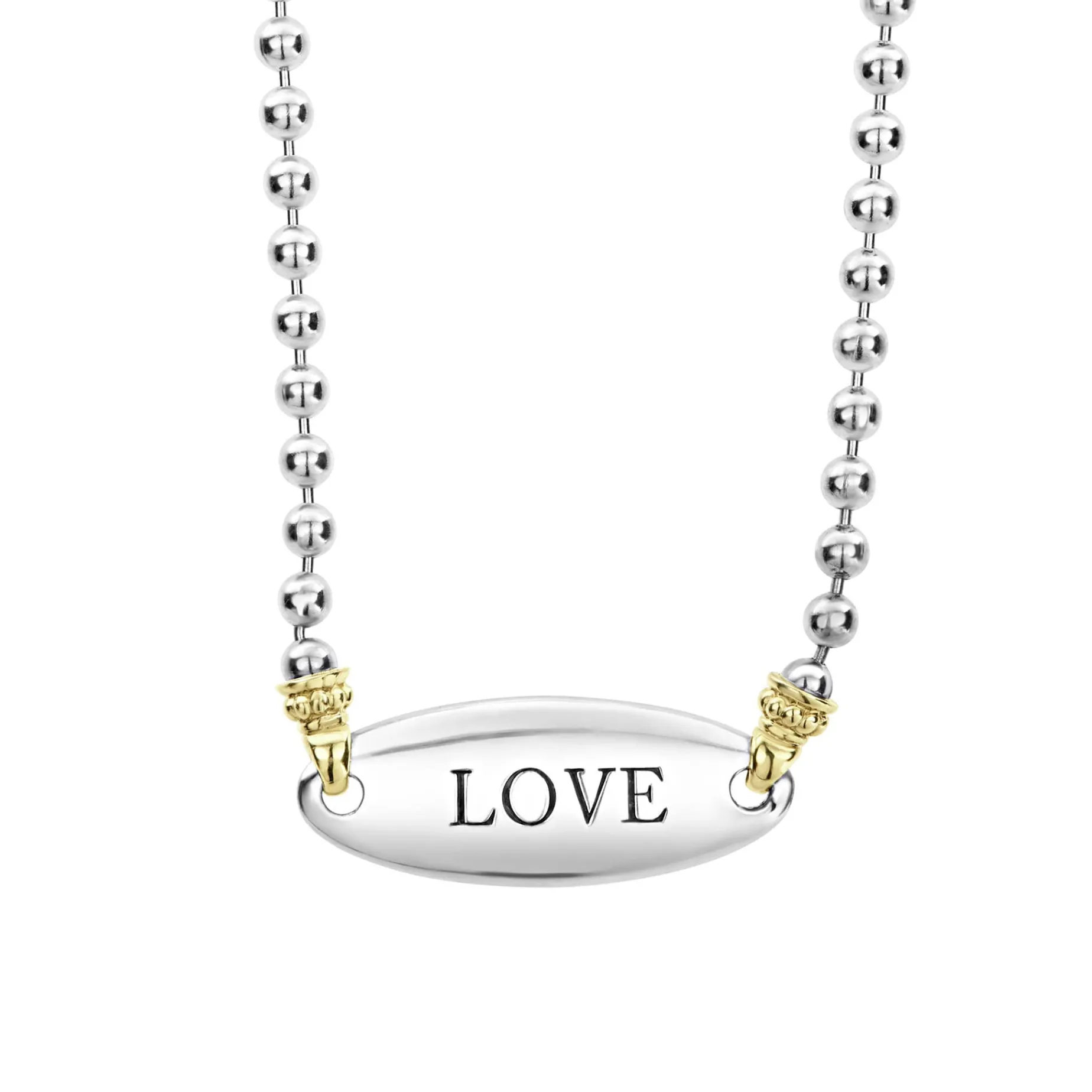 Oval Plate Necklace