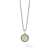 P Initial Diamond Charm Necklace