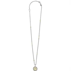 P Initial Diamond Charm Necklace