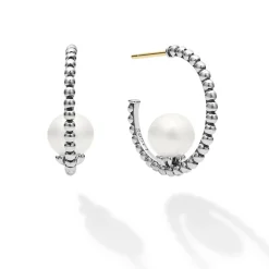 Pearl Hoop Earring