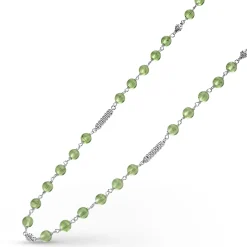 Peridot Beaded Necklace