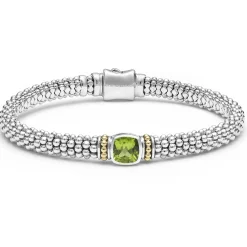 Peridot Caviar Bracelet | 6mm