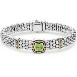 Peridot Caviar Bracelet | 9mm