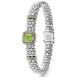 Peridot Caviar Bracelet | 9mm