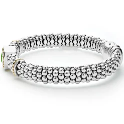 Peridot Caviar Bracelet | 9mm