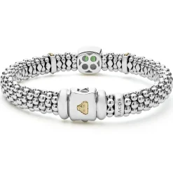 Peridot Caviar Bracelet | 9mm