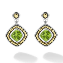 Peridot Drop Earrings