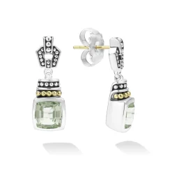 Prasiolite Drop Earrings