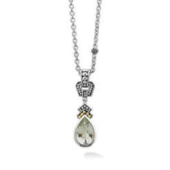 Prasiolite Pendant Necklace