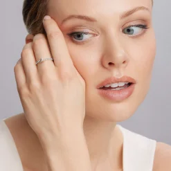 Pyramid Diamond Ring