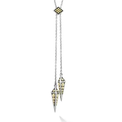 Pyramid Lariat Necklace