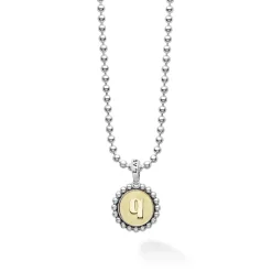 Q Initial Charm Necklace