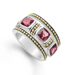Rhodolite Garnet Stacking Rings