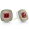 Rhodolite Garnet Stud Earrings