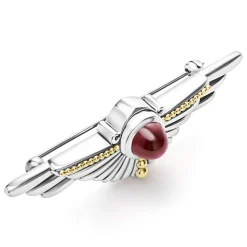 Rhodolite Garnet Wing Pin
