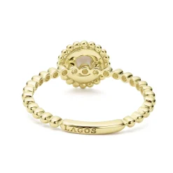 Round Mother of Pearl Stacking Ring