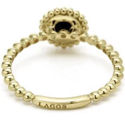 Round Onyx Stacking Ring