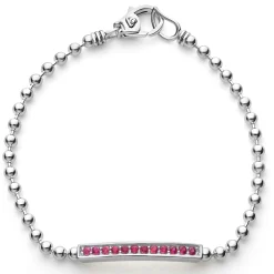 Ruby Beaded Bracelet