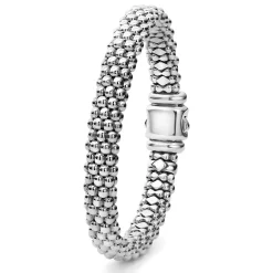 Silver Caviar Bracelet | 9mm
