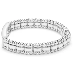 Silver Engravable ID Link Bracelet