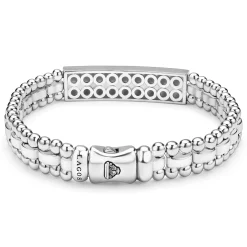 Silver Engravable ID Link Bracelet