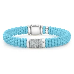 Single Station Ceramic Diamond Bracelet | 9mm