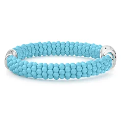 Single Station Ceramic Diamond Bracelet | 9mm