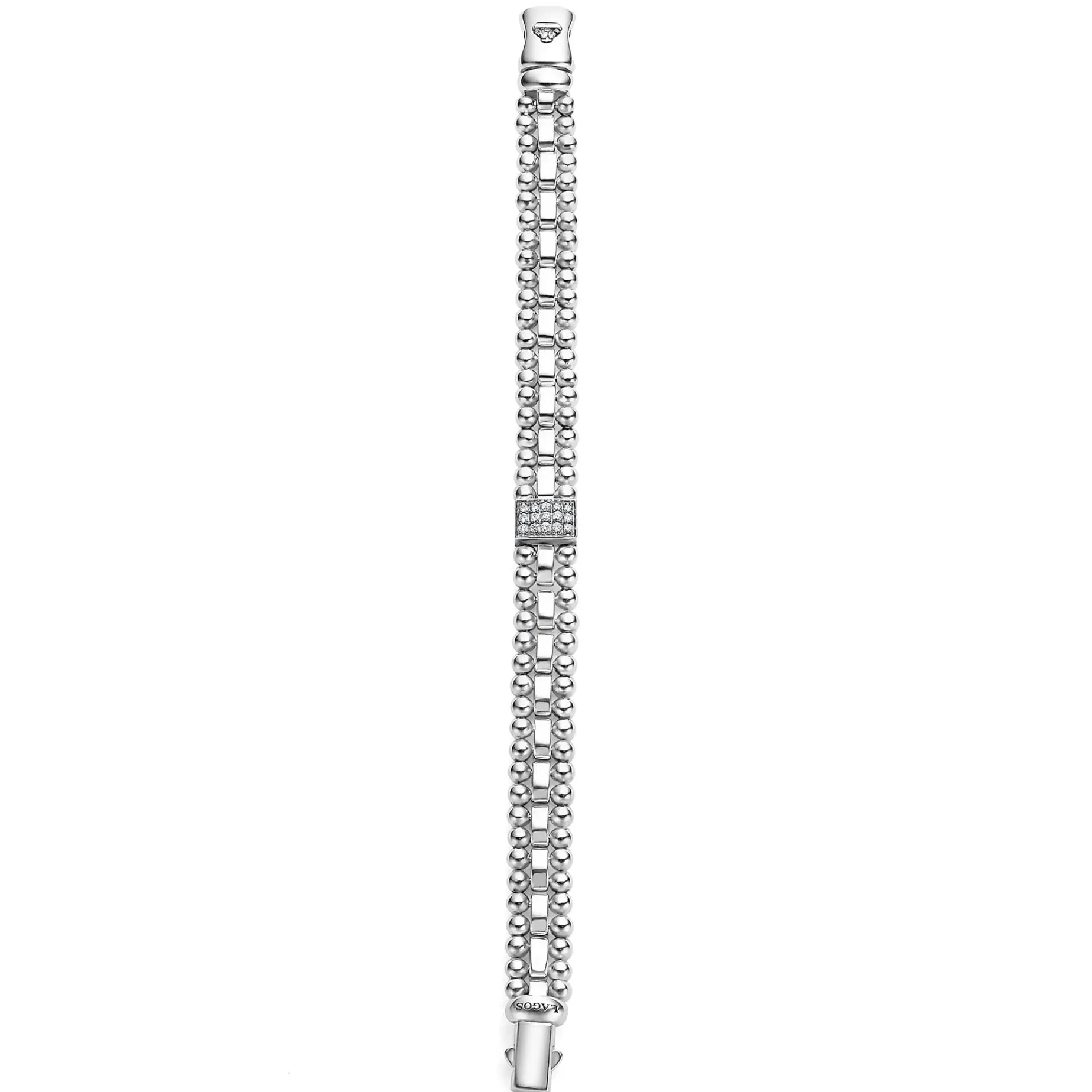 Single Station Diamond Link Bracelet