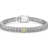 Single Station X Two-Tone Diamond Bracelet | 6mm